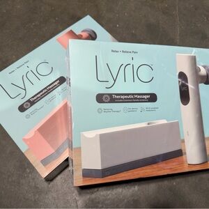 Lyric Therapeutic Massager in White and Rose